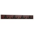 thumbnail image 2 of Wooden Mallet MR24-8BK Cascade 8 Pocket Magazine Rack - Black & Mahogany, 2 of 3