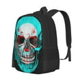 thumbnail image 2 of XMXT Travel Laptop Backpack for School Work, Aged Rose Skull Multicolor Large Capacity Bookbag Travel Bag Backpacks for Women Men, 2 of 9