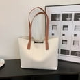 thumbnail image 5 of MUSOIE Tote Bag for Women with Zipper Large Fashion Vegan Leather Shoulder Purses and Handbags, 5 of 5