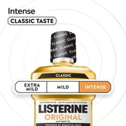 Listerine Original Intense Antiseptic Mouthwash for Bad Breath & Plaque Oral Care, 1 L