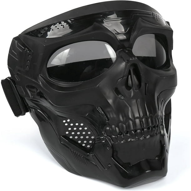 Outamateur Skull Goggle Mask Máscara de montar Seguridad Road Riding Gafas de moto UV