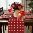 thumbnail image 5 of Apmemiss Clearance Valentines Day Table Runner, Sweet Heart Valentines Day Decorations Valentines Runner for Table Seasonal Sweet Decor for Indoor Outdoor Dining Table Decorations, 5 of 8