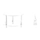 thumbnail image 1 of Mesa auxiliar redonda de acrílico,Mesa auxiliar redonda de acrílico,mesita de noche.,Mesa auxiliar redonda pequeña de acrílico transparente para bebidas,Escultura abstracta de fuego,Estatua, 1 of 8