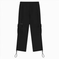 thumbnail image 6 of CAUYDY Kids Casual Sweatpants for Boys Tween Baggy Cargo Pants Teen School Athletic Joggers Elastic Waist Fall Winter Black Sizes 7-8 Years, 6 of 7