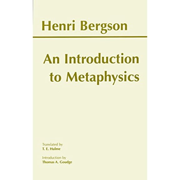 Pre-Owned An Introduction to Metaphysics (Paperback) 087220474X 9780872204744