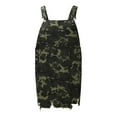 thumbnail image 4 of EQWLJWE Robe Longue pour Femmes Mode Décontractée Imprimée avec Poches Combishort à Bretelles, 4 of 8