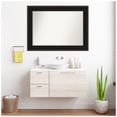 thumbnail image 3 of Amanti Art Custom Wall and Bathroom Mirror (33.75 x 45.75 in.), Mezzanine Espresso Frame, 3 of 7
