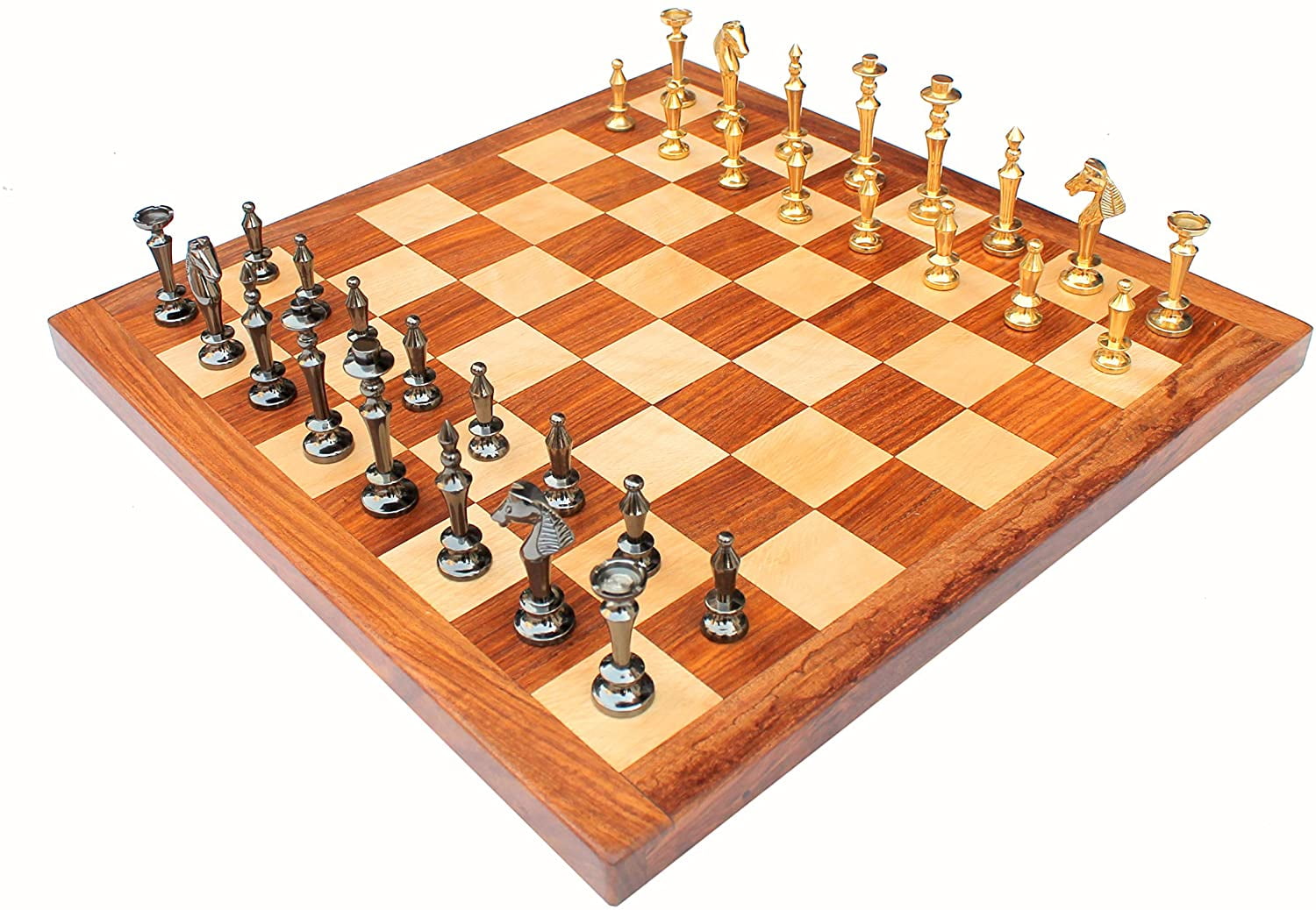 Scacchiera in Legno Multigioco da Tavolo 10 in 1 in Legno – Set Completo con Scacchi, Dama, Backgammon, Ludo, Tris, Gioco dell'Oca, Domino, Mikado, Carte e Dadi – Giochi Classici per Bambini