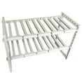 thumbnail image 1 of Coofit under Sink Rack Expandable: 2-Tiers Cabinet Shelf Organizer Counter Storage Rack, 1 of 10