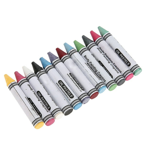 Garosa 12 couleurs corps visage peinture bâtons crayons ensemble coloré peinture  stylo, coloré visage peinture crayons, corps peinture crayon 