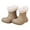 b/Coffee2686, variant on Hifoo Kids Rain Boots Girls Winter Snow Boots With Warm Comfortable Rubber Booties Toddler Outdoor Play Shoes Holiday Child Footwear