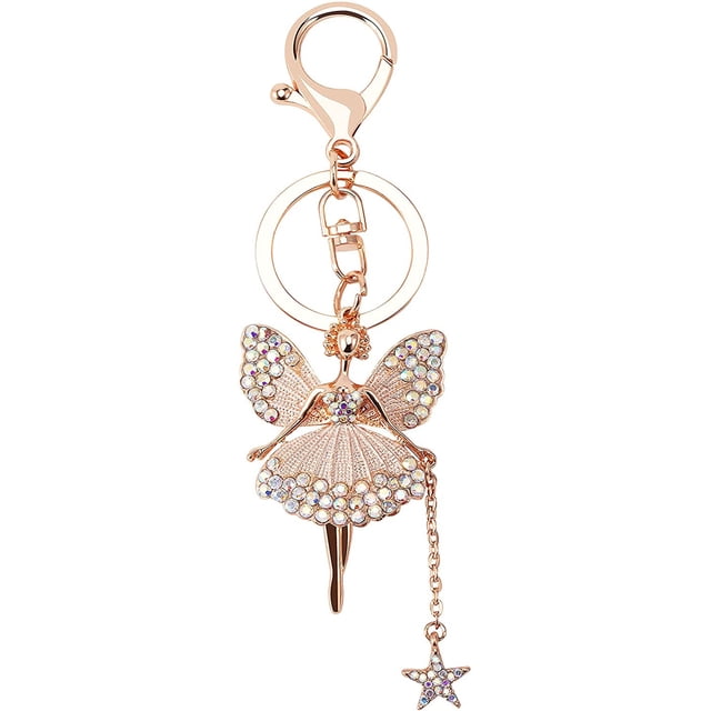 Llaveros para mujer Bailarina Llaveros Bailarina Llavero Monedero Bolso Encantos Bolsos Cartera Mochila Tote Accesorios para niñas MFZFUKR WMPH-1288-2