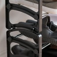thumbnail image 4 of IRIS 2-Tier 6 Pairs Slim Metar Shoe Racks for Entryway, 4 of 8