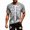 Grey, variant on Skeleton Rib Cage Men's Skeleton T-Shirt Halloween Novelty Art Tees Khaki XL