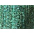 thumbnail image 1 of Ahgly Company Indoor Rectangle Oriental Turquoise Blue Industrial Area Rugs, 5' x 8', 1 of 4