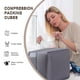 thumbnail image 4 of Organizadores de armario y almacenamiento, caja de almacenamiento de edredones de compresión para mantas y ropa de cama, bolsa organizadora de armario de gran capacidad para ropa, bolsa de organizació, 4 of 6