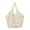 White, variant on Cute Beach Bags for Women Summer Beaded Crochet Tote Boho Woven Mesh Shoulder Handbag for Vacation Travel