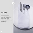 thumbnail image 3 of Eease White Napkin 4pcs Cotton Cloth Napkins Table Napkins Restaurant Dinner Wedding Banquet Decor,13.78"X13.78"X0.04", 3 of 11