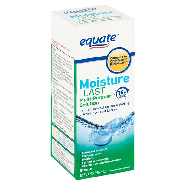 Equate Moisture Last MultiPurpose Solution, 12 fl oz