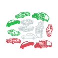 thumbnail image 1 of Matrices de corte de metal MESYGK con formas de autos para scrapbooking, 1 of 7