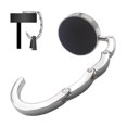 thumbnail image 2 of Fashion Creative Bag Hook Handbag Hanger Folding Holder Portable Key Ring Alloy Rack Table Hook Hardware Travel Outdoor Storage VIOLET/紫罗兰, 2 of 6