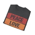 thumbnail image 4 of Peace Love Dogs Kayak Kayaking Kayaker Boating Lover TShirt, 4 of 4