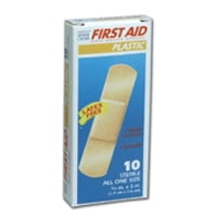 First-Aid Plastic Strips 3/4 Inches X 3 Inches - 10