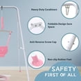thumbnail image 2 of G TALECO Baby Jumper with Stand, Doorway Activity Center for Infants 3-24 Months, Portable Safe Bouncer with Soft Seat, Includes Water Mat, Pink, 2 of 7