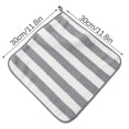 thumbnail image 3 of Hand Towels with Loops for Hanging, Hanging Kitchen Towels, Striped Hanging Loop Hand Towels, Soft Absorbent Small Kitchen Hand Towels, Multipurpose Stripe Bathroom Hand Cloths 1Pcs, 3 of 5