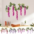 thumbnail image 6 of Wozhuo Artificial Flower Vine 180cm Fake Plumeria Hanging Decor for Living Room Wall Ceiling, 6 of 6
