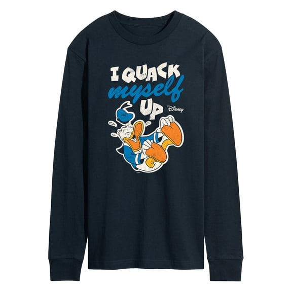 Disney - Quack Myself Up - Men's Long Sleeve Graphic T-Shirt