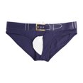 thumbnail image 3 of B91xZ Caleçons Courts pour Hommes sous-Vêtements en Coton Extensible, Bleu Foncé m, 3 of 3