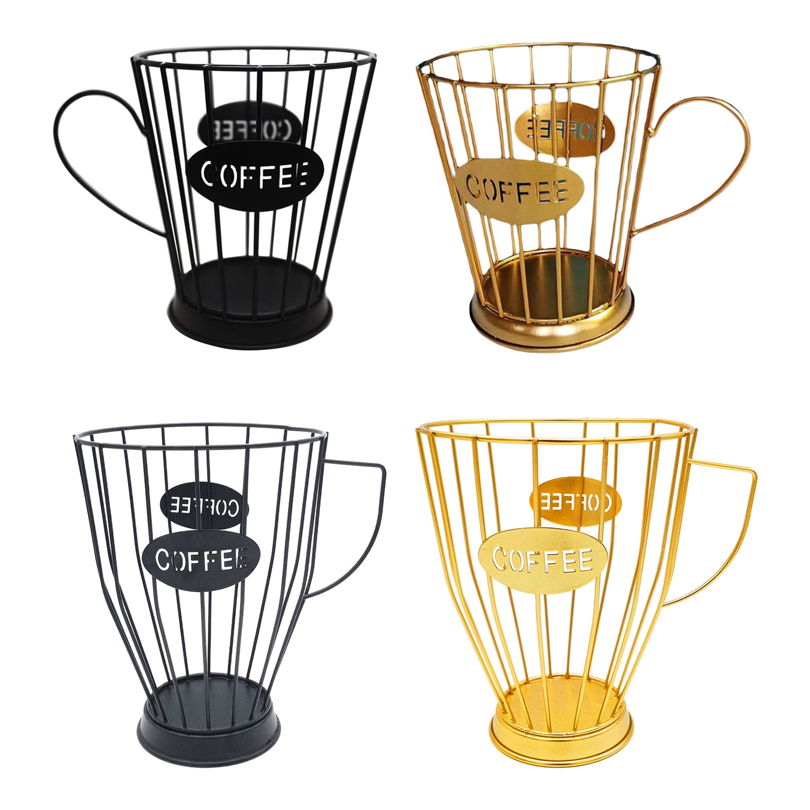 Cheers US Coffee Mug Holder, Metal Cup Rack Tree 6 Hooks Kitchen Counter  Storage Mugs Stand with Display Organizer and Removable Basket for Coffee  Mugs, Tea Cups, Mason Jars 