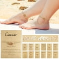 thumbnail image 2 of Dengmore Anklets Capricornus Anklet Alloy 12 Constellation Card Anklet, 2 of 3