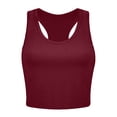 thumbnail image 1 of Débardeurs pour Femmes Chemises d'Été Tendance Imprimé Lever de Soleil Randonnée Sans Manches Tuniques pour Femmes T-Shirt Basique Vin TTG, 1 of 3