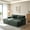 Sage Green, variant on AUU 82" Oversized Double Chaise Lounge Sleeper Sofa Bed with USB Ports & Cup Holders – Plush Upholstered Daybed with 2 Pillows for Living Room, Guest Room, or Apartment