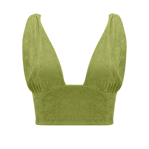 Camiseta sin mangas para mujer Camisole Tank Tops Casual sin mangas con cuello en V Blusa sólida Jersey Camisa Chaleco Odeerbi ODB-5