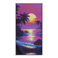 thumbnail image 2 of XYZCANDO Vibrant Beach Scene Machine Washable Car Seat Towel Cover for Outdoor Sport Swimming Hiking, Sweatproof Durable Car Seat Towel Covers, 2 of 11