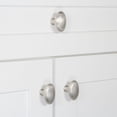 thumbnail image 4 of Grandeur 853601 Anneau 1-3/4" Solid Brass Classic Flat Oval Cabinet Knob - Grey, 4 of 7