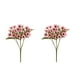 thumbnail image 2 of pstuiky 2 unidades de pequeño ramo artificial de manzanilla, crisantemo y orquídea saltarina, ideal para decoración de bodas y hogar. Flores artificiales frescas de seda., 2 of 4