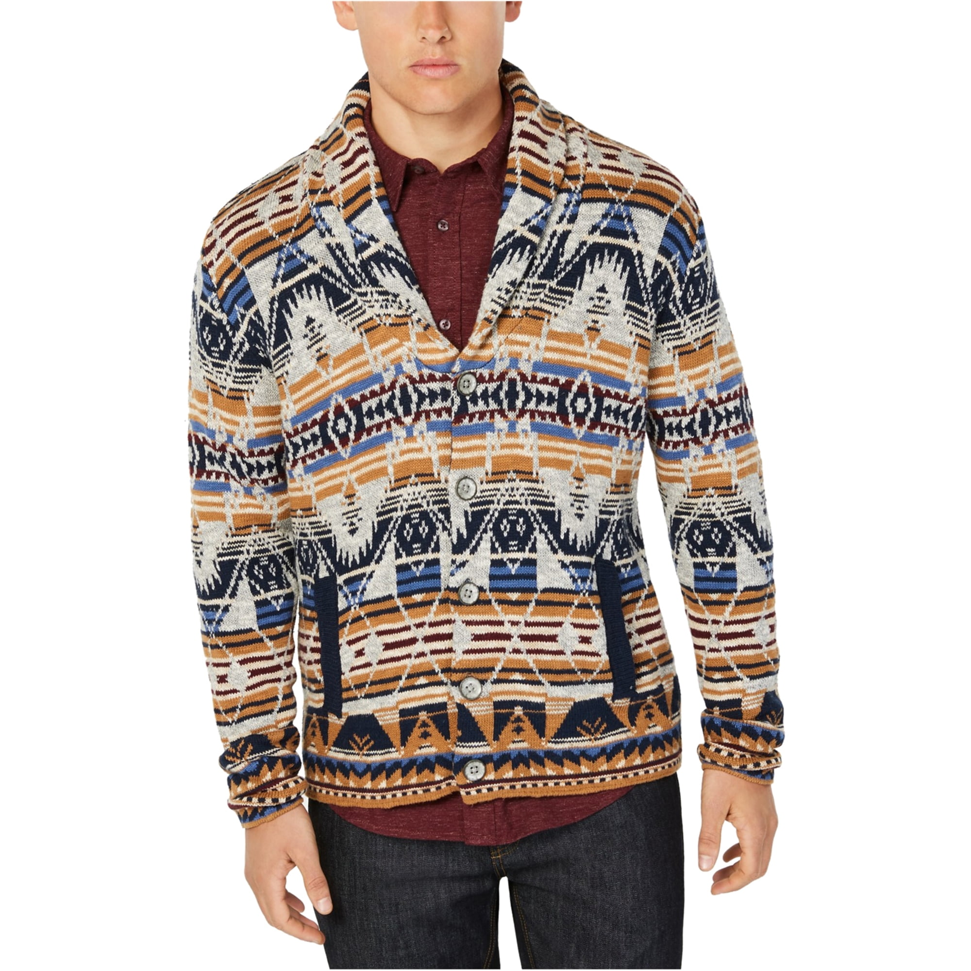 Long-Sleeve Boy or Girl Sweater Unisex Rags Essentials Kids Cardigan