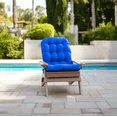 thumbnail image 5 of RSH DECOR: Tufted Adirondack Cushion | All-Weather Fabric | Westport Teal, 5 of 8