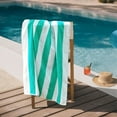 thumbnail image 4 of Mainstays Cabana Beach Towels 4pk, Size 58" x 28", Green, 4 of 10