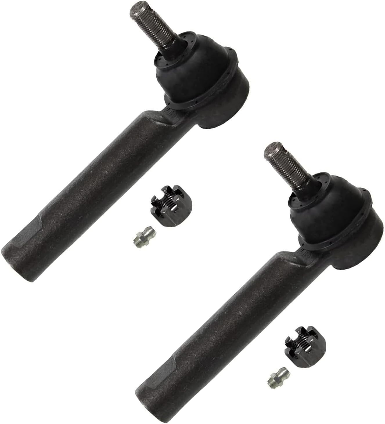 Detroit Axle - 6pc Front Suspension Kit for Toyota 2009-2019 Corolla 2009-2014 Matrix, 2 Sway Bar Links 4 Inner & Outer Tie Rod Ends 2010 2011 2012 2013 Replacement
