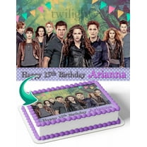 Twilight Edible Cake Image Topper Personalized Birthday Party 1/4 Sheet