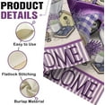 thumbnail image 4 of Set of 2 Welcome Spring Gnomes Lavender Flower Decorative Garden Flag, Purple Buffalo Plaid Check Butterfly Floral House Yard Outside Decorations, Summer Farmhouse Outdoor Small Decor 12x18, 4 of 6