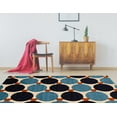 thumbnail image 5 of Capri Jasper Bone Transitional Area Rug 43 x 73 Easy Care Polypropylene, 5 of 6