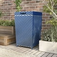 thumbnail image 6 of Furniture of America Tropaz Aluminum Patio Trash Can, Navy, 6 of 10