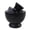 Black, variant on Radicaln Marble Mortar and Pestle Set - 4.5 Inch White Stone Grinder for Herbs, Spices - Premium Stone Pestle and Mortar for Cooking and Grinding