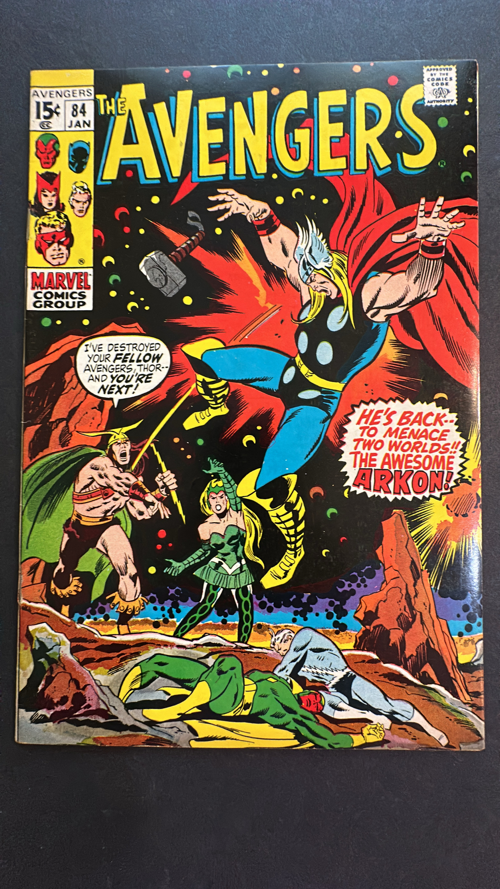 Cover of The Avengers #84